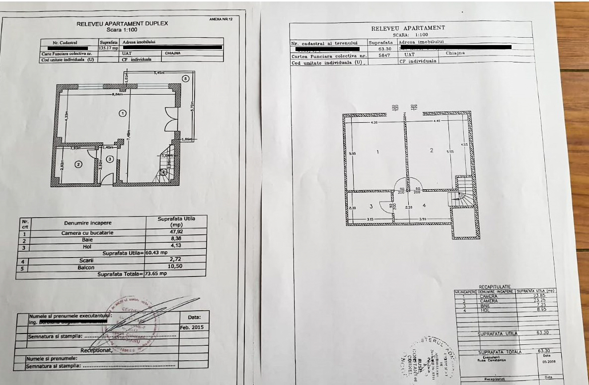 Ap. 3 camere de tip DUPLEX, 137 MP, Str. Gladiolelor, Nr 7, 0%COMISION !