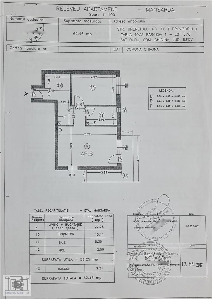 Apartament 2 camere + mansarda, 90 mp,  Str. Tineretului Nr 66,  Chiajna, Dudu
