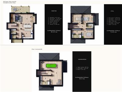 Vila P+1E+M 225 mp.utili, Soseaua Unirii, Corbeanca, 0% COMISION